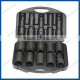 10pcs 1" Dr Impact Socket Set for Torque Multiplier