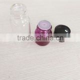 different size different colored glass bottles with cap