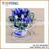 Iron Garden Wall Flower Pot Plant Holder Rack Plant Shelves Stand Plant Display Shelf thumbnail-2