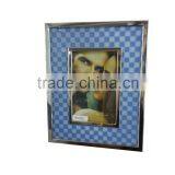 nice square-shaped pattern 3d glass picture frame ZD13Q