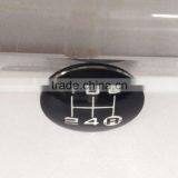 Custom 3d Acrylic Chrome Car Round Logo Bumper Sticker Badge thumbnail-4