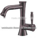 Single Lever Bathroom Vessel Deck Faucet in Oil Rubbed Bronze thumbnail-1