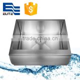 apron sink single bowl stainless steel handcrafted farm sink