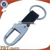 Zinc Alloy Plain Real Leather Custom Shape Keychain With Strap for Men thumbnail-3