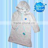 Eco Friendly Manufacturer Comfortable Splash About Bamboo Cotton Baby Made in Taiwan Apres Splash Robe thumbnail-1