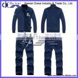 Men's fleece tracksuit, men's knitted sportswear