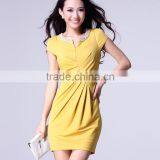 Fashion Designer Dress and Models Casual Dress for Girls or Dress Design Wholesale Custom With Round Neck