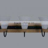 2014 Three Light Wooden Wall Lamp/ Light Fixtures for Bedroom thumbnail-1