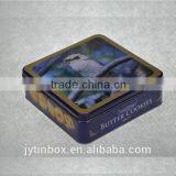 SGS Approved Wholesale Square Packaging Cookie Tin Box