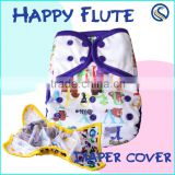 hot sale! happy flute Washable Cloth Diaper Cover newest prints
