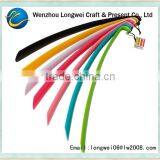 Custom Multicolor Long Plastic Shoehorn/plastic Shoe Horn