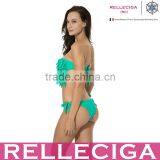 2016 Push-up Bandeau Top Bikini Swimsuit thumbnail-2