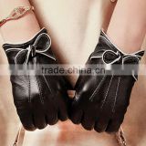 women classy motorcycles leather driving gloves