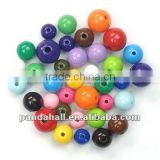Loose 14~20mm Round Bubble Gum Acrylic Beads, DIY Material for Children's Day Gifts Making(M-PAB70-2)