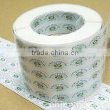 Ultra Destrucitlbe Vinyl Label Breakable Fragile Vinyl Material