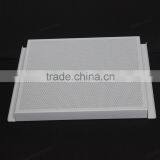 Round Straight Perforations Suspended Metal Ceiling Aluminum K Shaped Expansive Ceiling thumbnail-2