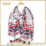 Professional Factory Supply Women Muslim Scarf Wide Shawls thumbnail-1