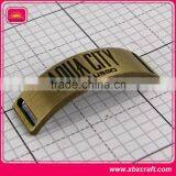 Custom Metal Bag Label,designer Metal Labels for Handbags