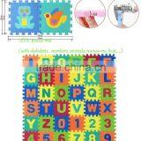Alphabet Letters and Numbers EVA Foam Puzzle Square Floor EVA Mat