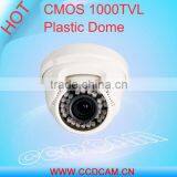 Plastic Dome Day Night Vision CMOS 1000TVL Cctv Camera thumbnail-1