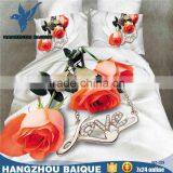 Wholesale Polyester White Florals 3D Duvet Cover Set thumbnail-3