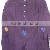 Plain Dyed Technics and Cotton / Cotton Fabric Type Denim Tie Dye Pattern Skirts thumbnail-2