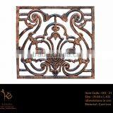 Vintage Cast Iron Brown Balcony Grilles thumbnail-1