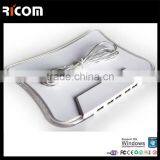 Hub Mouse Pad With Blue Light,usb Hub Mouse Pad With Blue Light,custom Mouse Pad With Usb Hub--MP207