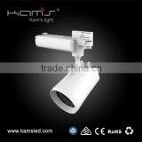 Lastest design spot light COB high lumen track light adjustable gallery led track lighting