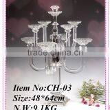 2015 New Product Glass Candle Holder, Wedding Decoration Crystal Candle Holder thumbnail-1