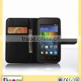 Wholesale alibaba leather wallet flip case for huawei y360