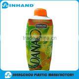 Factory EN71,CE ,Eco-friendly Fashion green pvc inflatable orange juice bottle