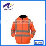 orange fleece high quality bomber jackets