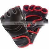 MMA Grappling Leather Fight Gloves