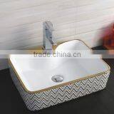 Supplier by China Classic Flower Round Color Cabinet Wash Hand Basin thumbnail-3