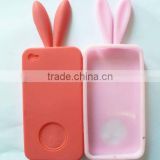 2012 newest fashionable rabbit ear silicone mobile phone case