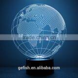 Cheap 3D Acrylic Table Earth Lamp Christmas Gift thumbnail-3