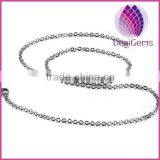 Wholesale 3mm Wide Stainless Steel Rolo Chain thumbnail-1