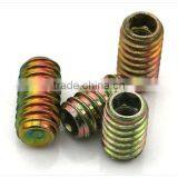 Carbon Steel Threaded Insert Blind Nuts Hex Nut for Furniture M8*25-8*30 thumbnail-4