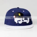 Two Tone Flat Brim Cap,two Tone Flat Cap,wholesale Flat Brim Fitted Hat thumbnail-1