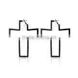 Pretty Steps Black Cross Earrings Name Brand Fashions in Jewelry thumbnail-1