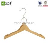 Custom wooden long hook clothes hanger