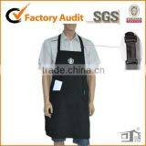Polyester and Cotton No Pockets Black Special Promotional Gifts Aprons