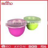 Eco-friendly Candy Color Plastic Melamine Bowl With Lid thumbnail-1