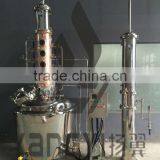 stainless steel alcohol distiller with copper distillation column beer brewing equipment