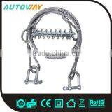 4MM Steel Wire Tow Rope With Hook thumbnail-1