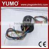 YUMO SRH038-8X-6S 20A/ring 12 Rings Electrical Carbon Brushes Holder Slip Ring thumbnail-2