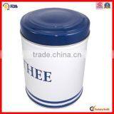 Tea Tin Metal Decorative Round Tin Boxes With Lids thumbnail-4