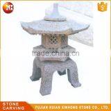 Chinese Artificial Handcraved Granite Stone Fence Lantern thumbnail-1