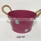 Cheap Custom Gift Packaging Hanging Rectangular Round Wrought Iron Window Box Planter thumbnail-5